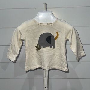 🐘Zara Long Sleeve Tee Unisex 3/6 Months